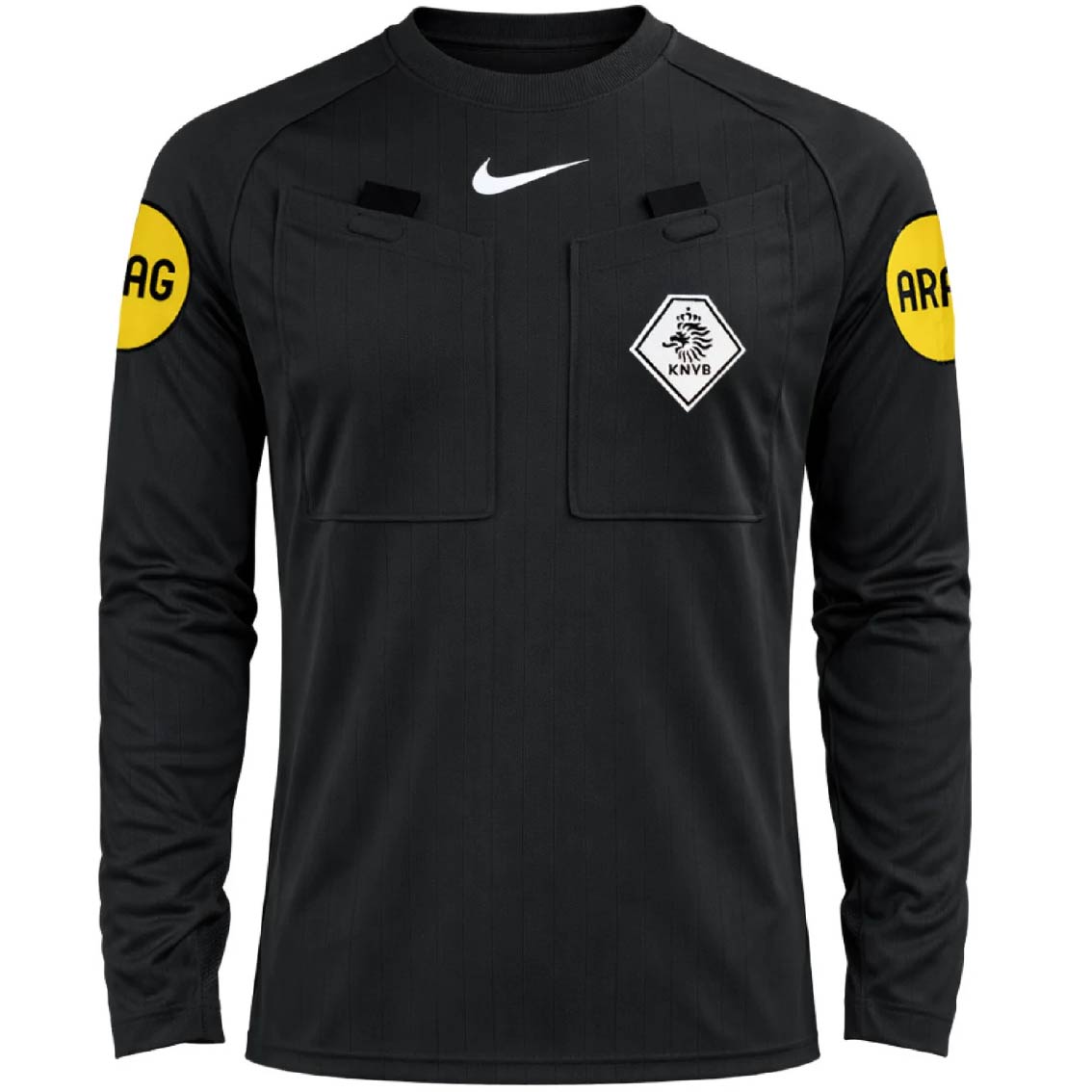 Scheidsrechtershirt lange mouw heren